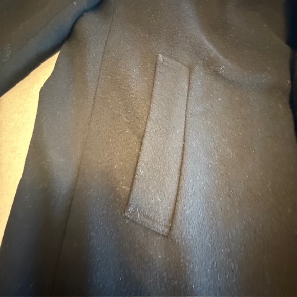 Men's Michael Kors 48R Wool Black 44" Length 3 Button Overcoat-Good Cond… - Picture 2 of 10